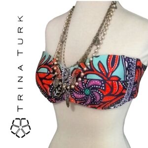 Women's Trina Turk Swim Bikini Top Size 10
